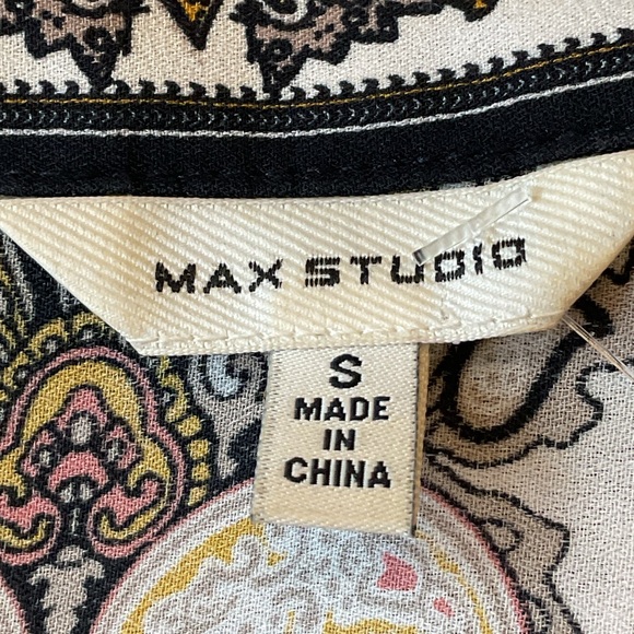 ***Max Studio*** Boho Open Kimono Paisley coverup . - Picture 2 of 8